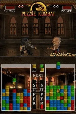 Ultimate Mortal Kombat gameplay screenshot on DS