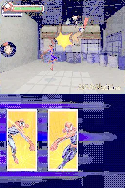Ultimate Spider-Man gameplay screenshot on DS