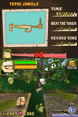 Up gameplay screenshot on DS