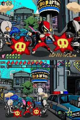 Viewtiful Joe: Double Trouble! gameplay screenshot on DS