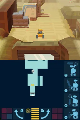 WALL-E gameplay screenshot on DS