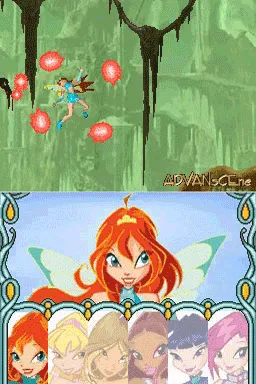 Winx Club: Quest for the Codex gameplay screenshot on DS