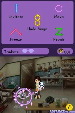 Wizards of Waverly Place gameplay screenshot on DS