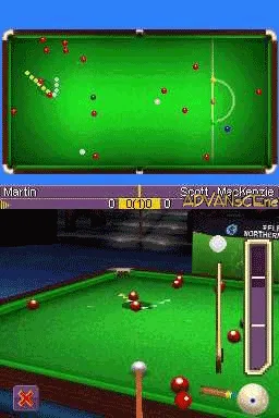 World Snooker Championship: Season 2007-08 gameplay screenshot on DS