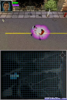 X-Men: Destiny gameplay screenshot on DS