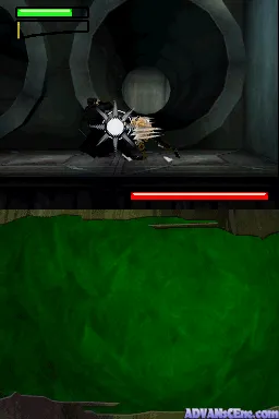 X-Men Origins: Wolverine gameplay screenshot on DS