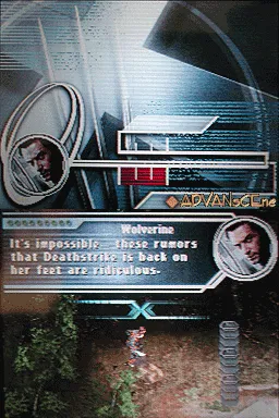 X-Men: The Official Game gameplay screenshot on DS