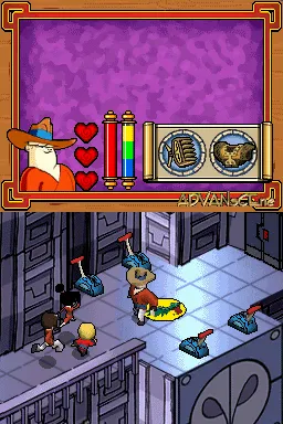 Xiaolin Showdown gameplay screenshot on DS