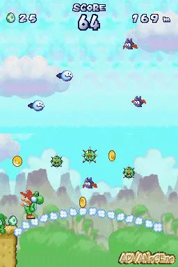 Yoshi Touch & Go gameplay screenshot on DS