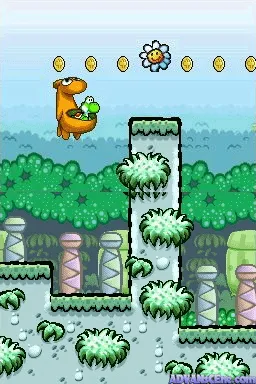 Yoshi's Island DS gameplay screenshot on DS