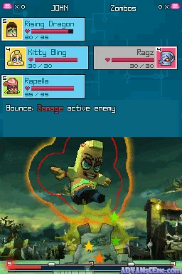 Zubo gameplay screenshot on DS