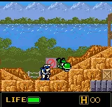 Metal Slug 1st Mission gameplay screenshot on NGPC