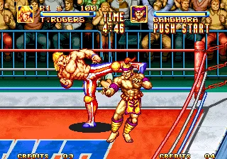 3 Count Bout gameplay screenshot on Neo Geo