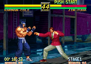 Art of Fighting 3 gameplay screenshot on Neo Geo