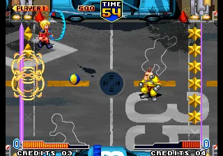 Bang Bead gameplay screenshot on Neo Geo