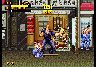 Burning Fight gameplay screenshot on Neo Geo