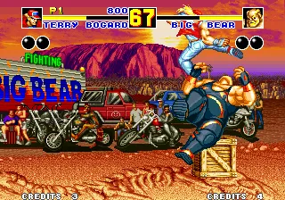 Fatal Fury 2 gameplay screenshot on Neo Geo