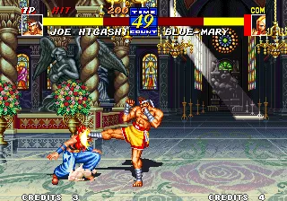 Fatal Fury 3: Road to the Final Victory gameplay screenshot on Neo Geo