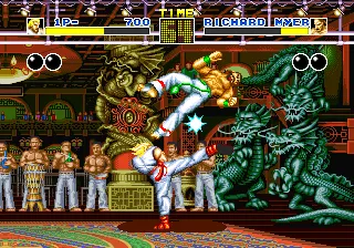 Fatal Fury: King of Fighters gameplay screenshot on Neo Geo