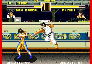Fight Fever gameplay screenshot on Neo Geo