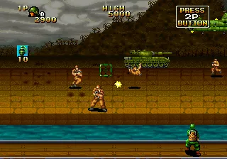 NAM-1975 gameplay screenshot on Neo Geo