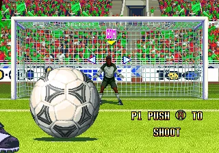 Neo Geo Cup '98: The Road to the Victory gameplay screenshot on Neo Geo