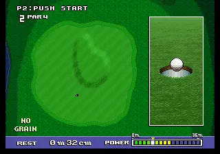 Neo Turf Masters gameplay screenshot on Neo Geo