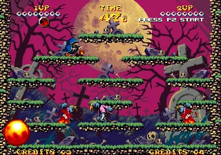Nightmare in the Dark gameplay screenshot on Neo Geo