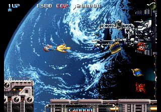 Pulstar gameplay screenshot on Neo Geo