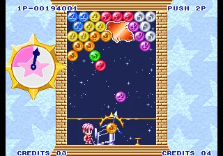 Puzzle De Pon gameplay screenshot on Neo Geo