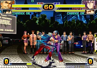 Rage of the Dragons gameplay screenshot on Neo Geo