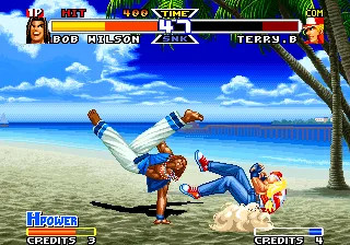 Real Bout Fatal Fury Special gameplay screenshot on Neo Geo