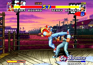Real Bout Fatal Fury gameplay screenshot on Neo Geo