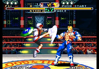 Savage Reign gameplay screenshot on Neo Geo