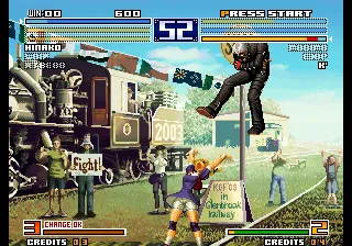 The King of Fighters 2003 gameplay screenshot on Neo Geo