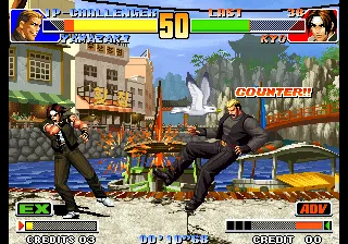 The King of Fighters '98 gameplay screenshot on Neo Geo