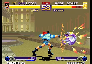 Waku Waku 7 gameplay screenshot on Neo Geo