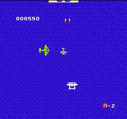 1942 gameplay screenshot on NES