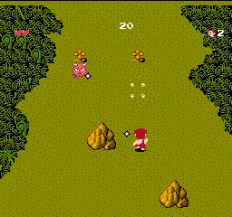 Adventures of Dino Riki gameplay screenshot on NES
