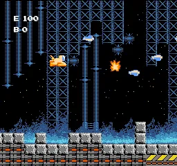 Air Fortress gameplay screenshot on NES