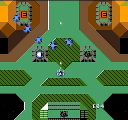 Alpha Mission gameplay screenshot on NES