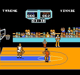 Arch Rivals: A Basketbrawl! gameplay screenshot on NES