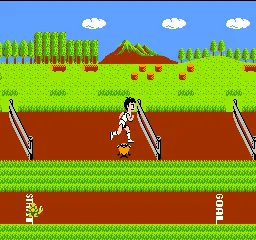 Athletic World gameplay screenshot on NES