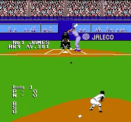 Bases Loaded II: Second Season gameplay screenshot on NES