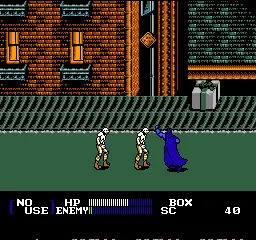 Batman Returns gameplay screenshot on NES