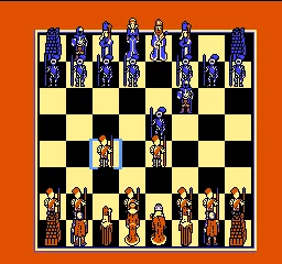 Battle Chess gameplay screenshot on NES