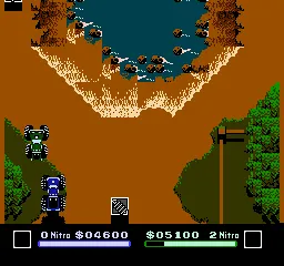 Bigfoot gameplay screenshot on NES