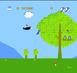 Bird Week gameplay screenshot on NES