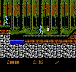 Bram Stoker's Dracula gameplay screenshot on NES
