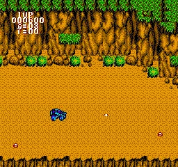BreakThru gameplay screenshot on NES